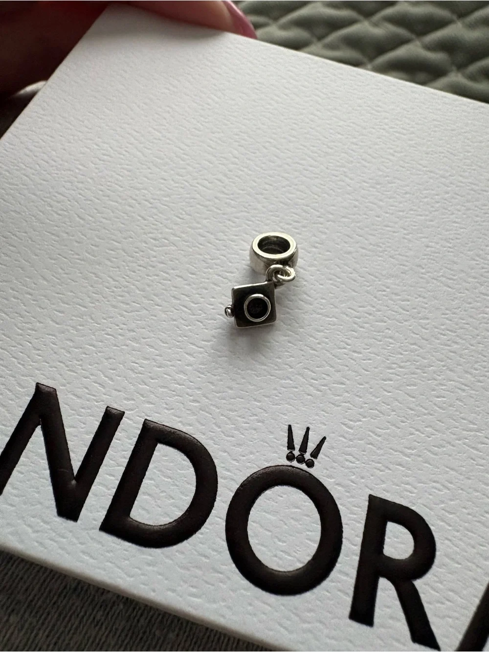 Pandora Silver Graduated Cap Dangle Charm